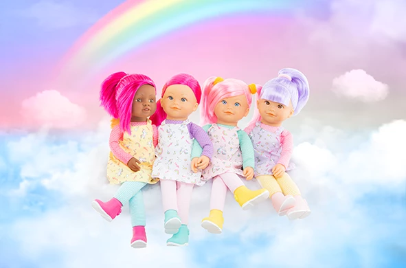 Rainbow Dolls - Poupées Fun et Colorées - Dès 4 ans