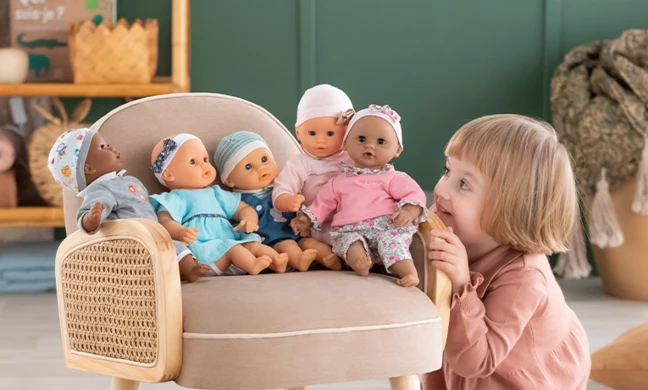 Poupée de chiffon, mon premier bébé, ma première poupée -  France