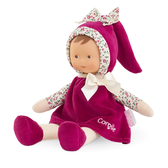 Doudou Miss Rose Grenadine assise