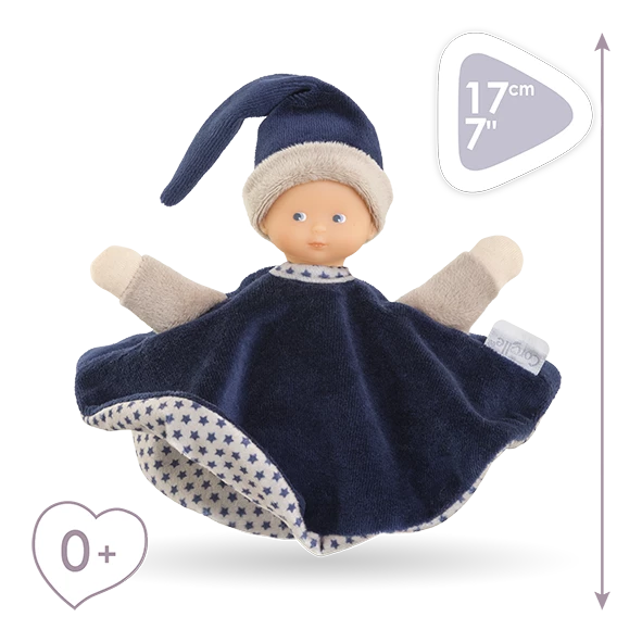 Doudou Tidoudou Marine Rêves d'Étoiles avec une description de sa taille