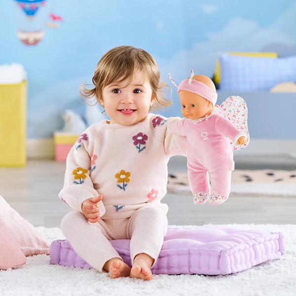 bébé avec doudou Corolle pti'Coeur