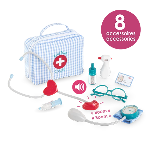 Ma Valise Docteur et Accessoires pour poupon