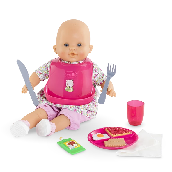 Poupon avec un Grand coffret repas