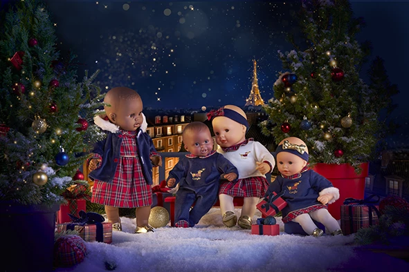 Poupons Corolle en fêtes