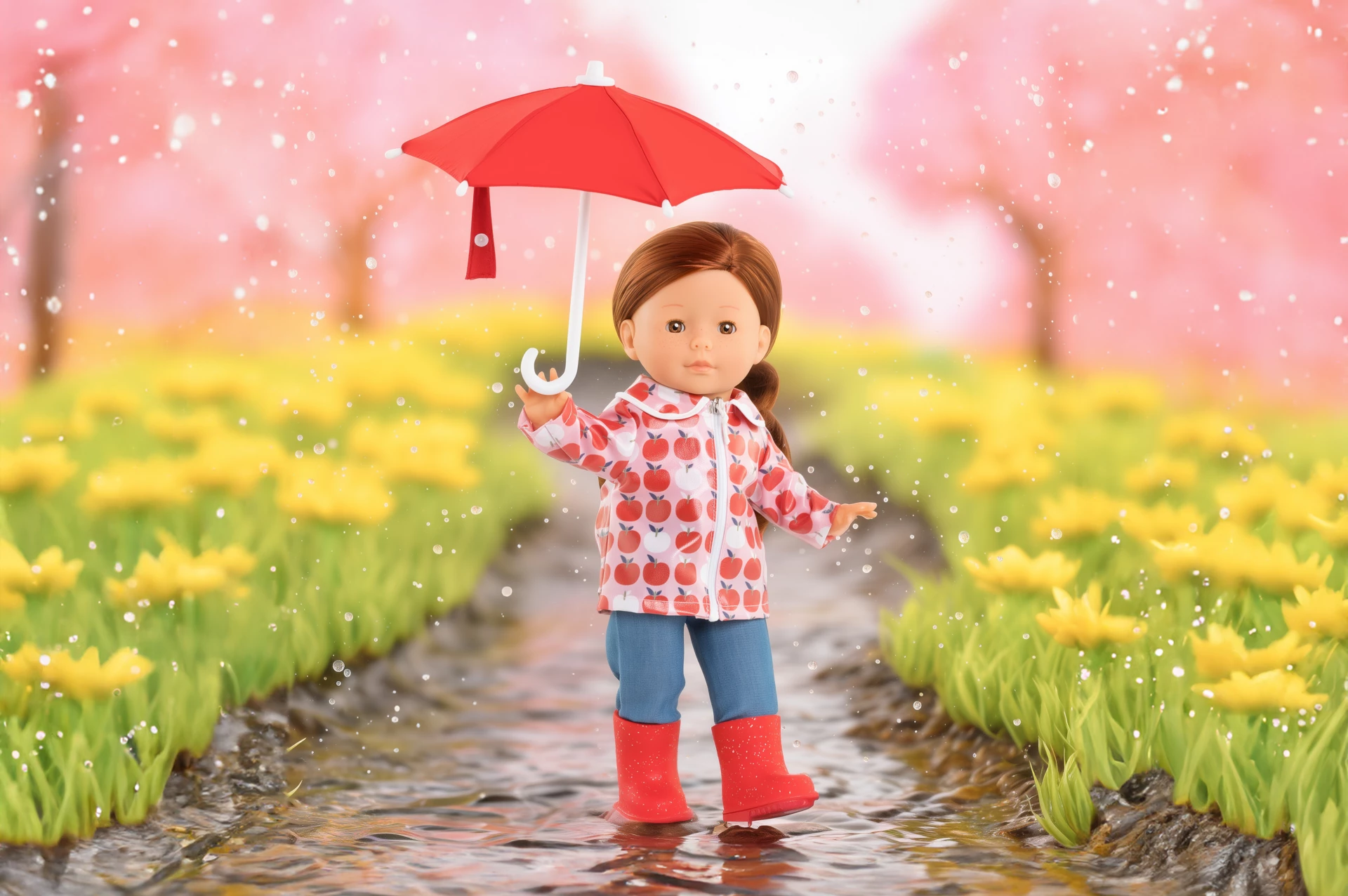 Poupée Ma Corolle Prune en tenue de pluie