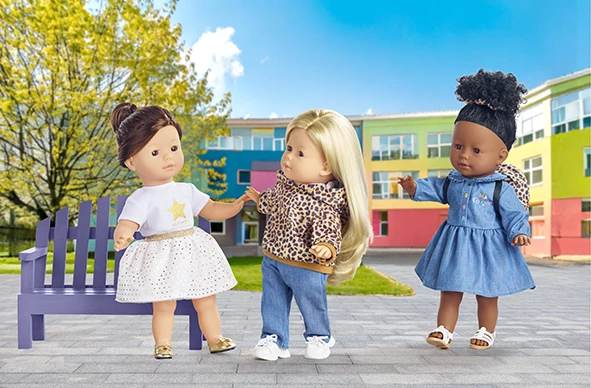 Poupées Ma Corolle Pauline, Pénélope et Paloma