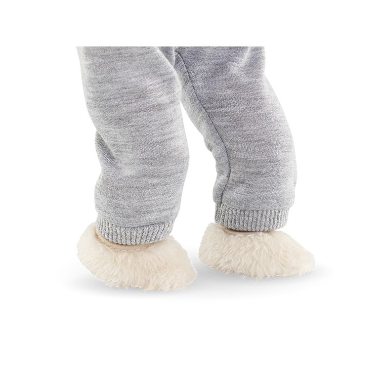 Chaussons Moumoute pour poupon 30 cm