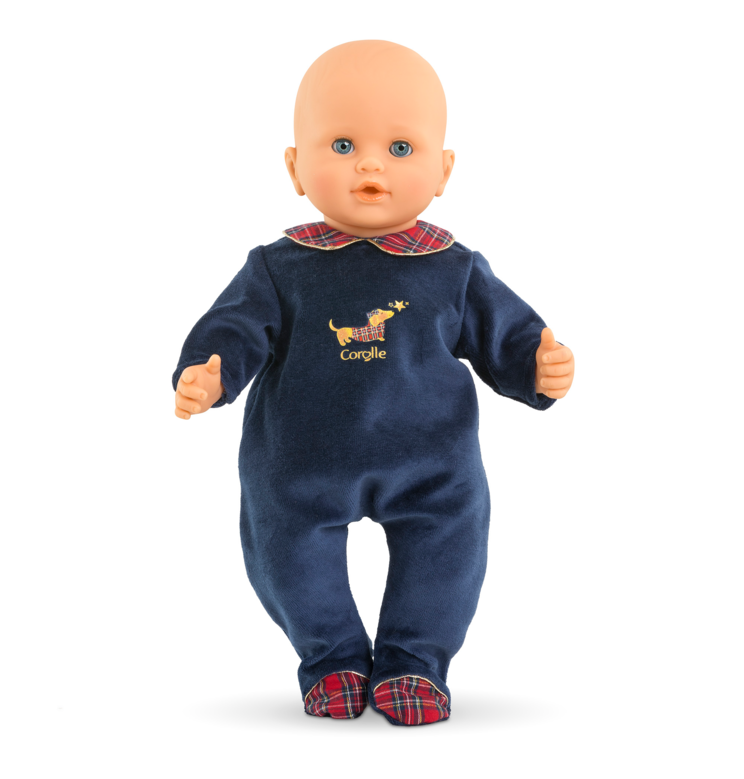 Pyjama Corolle en Fêtes pour poupon 36 cm