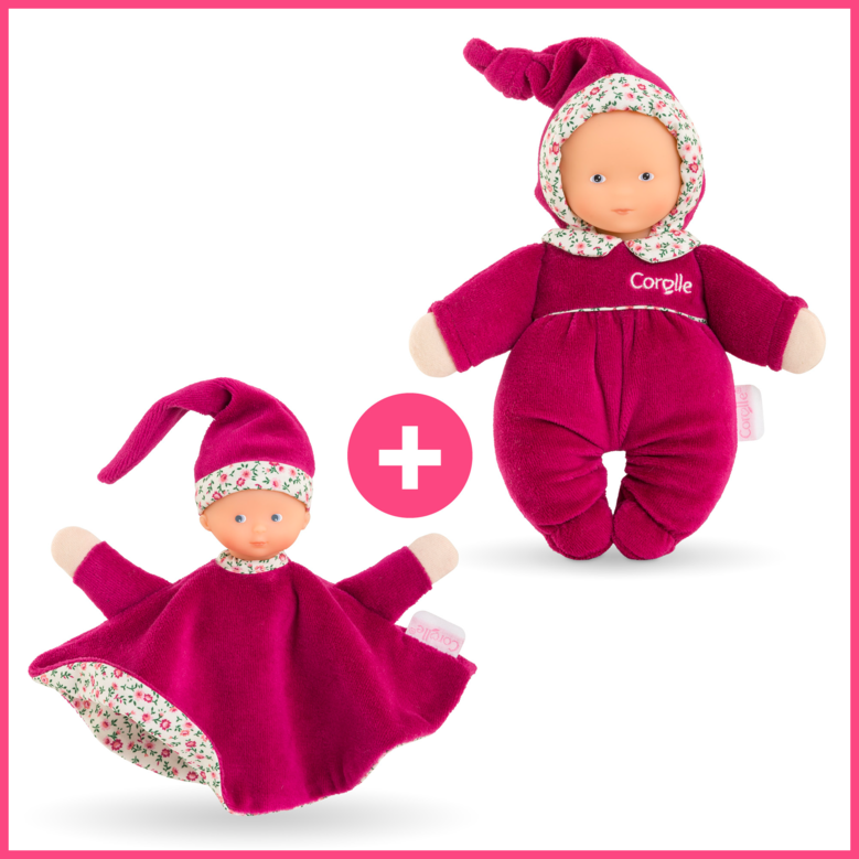 Doudous Tidoudou & Babidoux Rose Grenadine