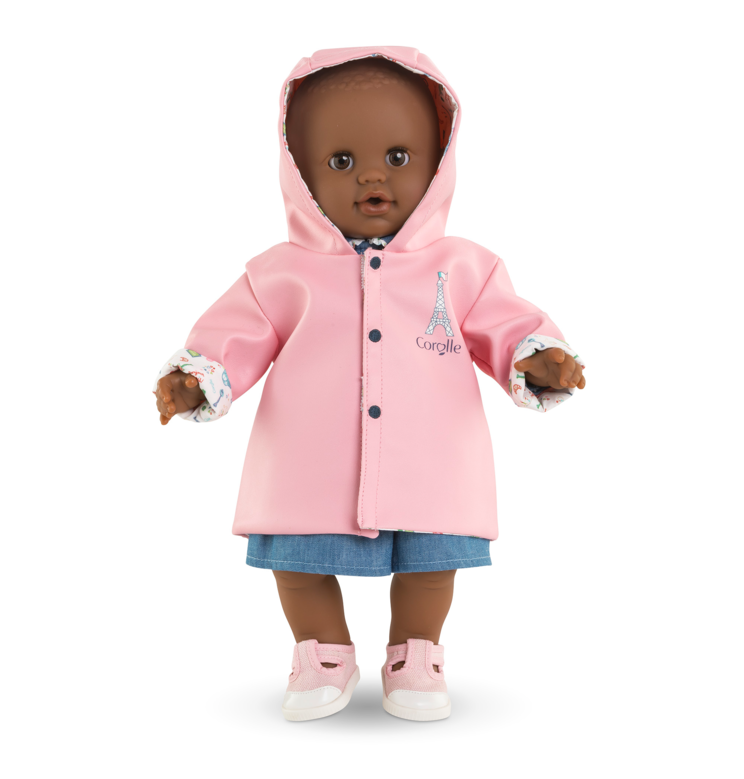 Ciré Réversible Week-end à Paris pour poupon 36 cm