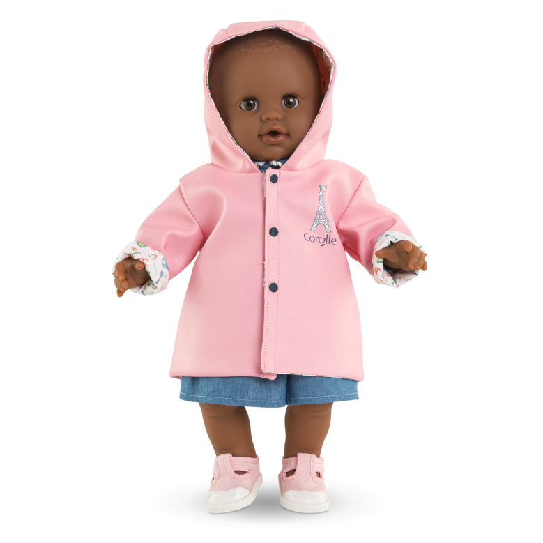 Ciré Réversible Week-end à Paris pour poupon 36 cm