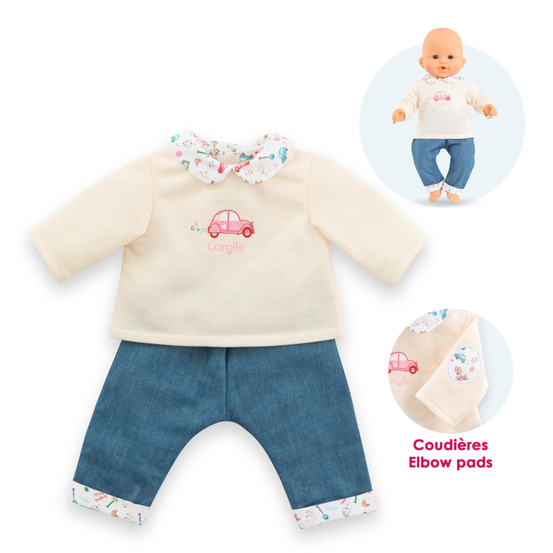 Mes Ensembles Week-end à Paris pour poupon 36 cm