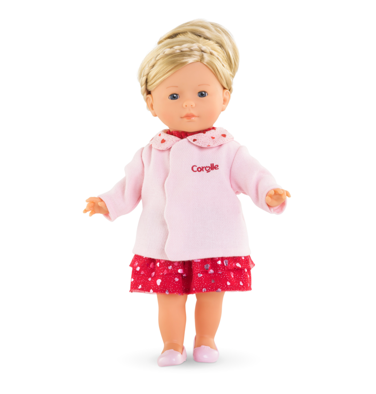 Manteau Pétales de Cœurs pour poupée ma Corolle