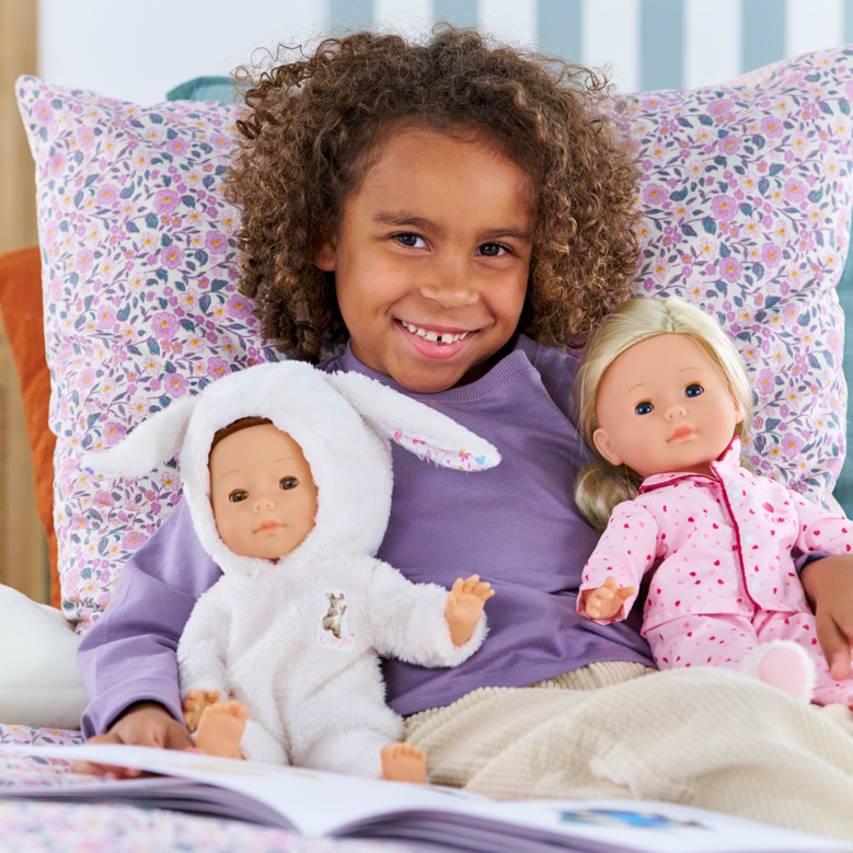 Pyjama Lapin Peluche pour poupée ma Corolle