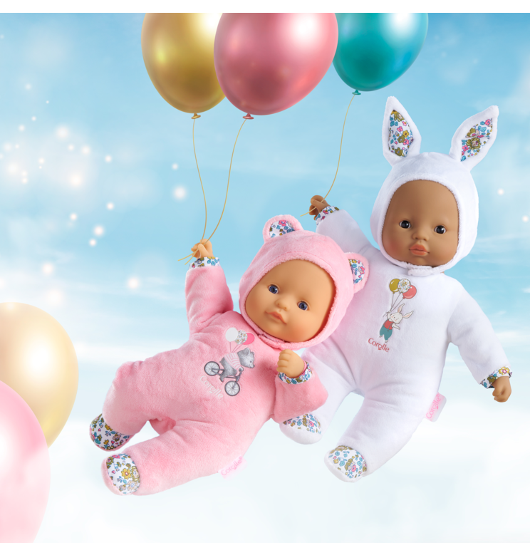 Poupon Pti'Cœur Ours Rose