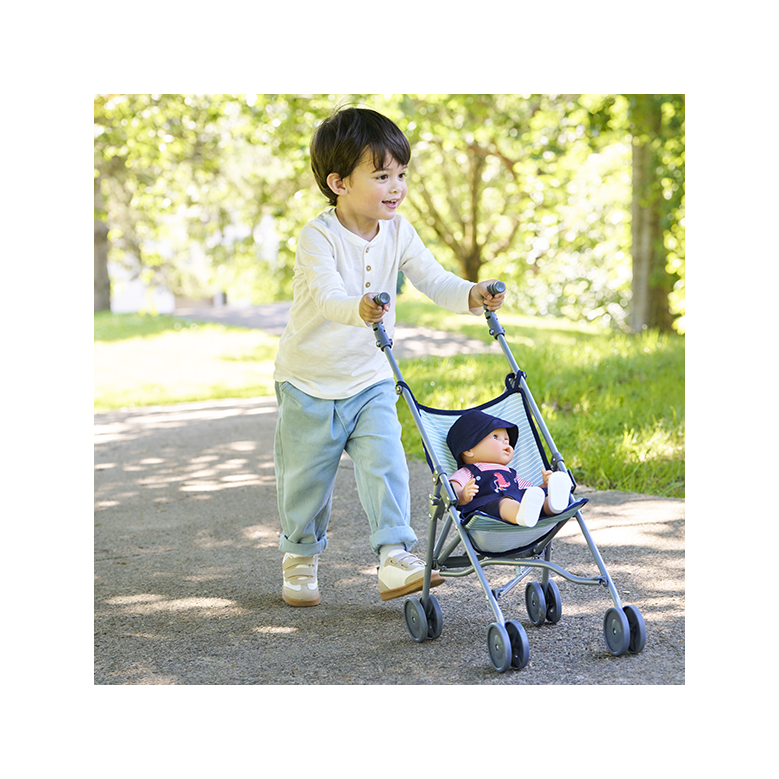 Poussette Canne Sauge pour poupon 36/42/52 cm