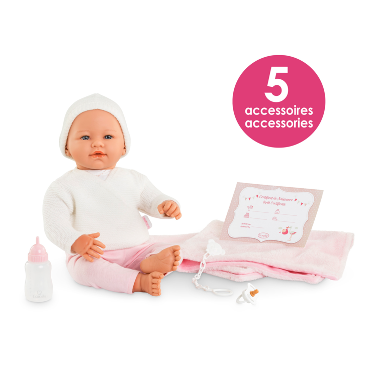 Poupon Rose et Jogging Beige