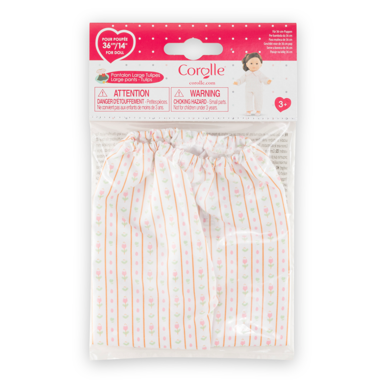 Pantalon Large Tulipes pour poupée ma Corolle