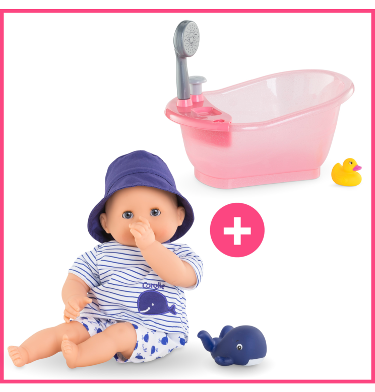 Bébé Bain Marin et Baignoire pour poupon