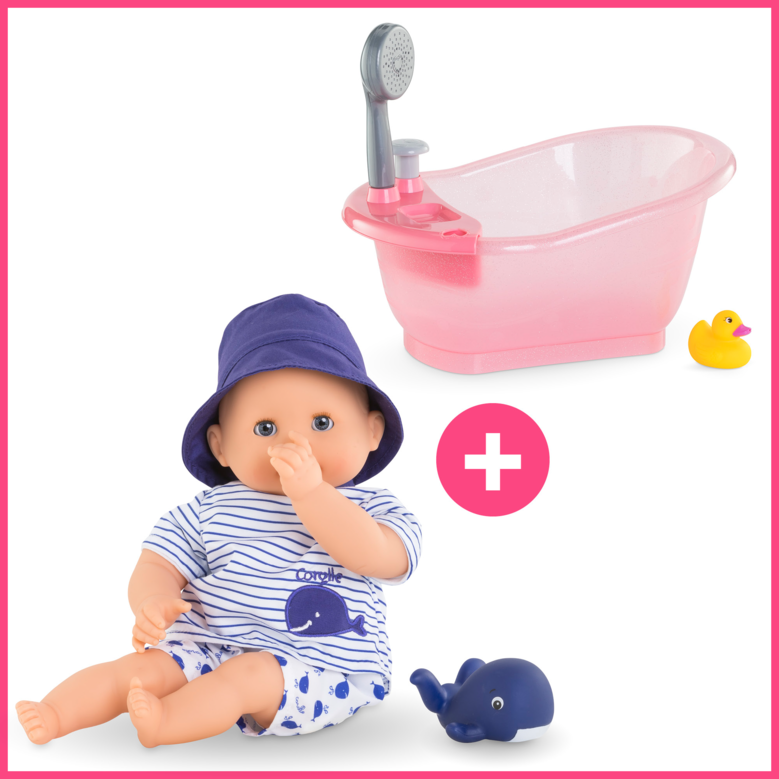 Bébé Bain Marin et Baignoire pour poupon