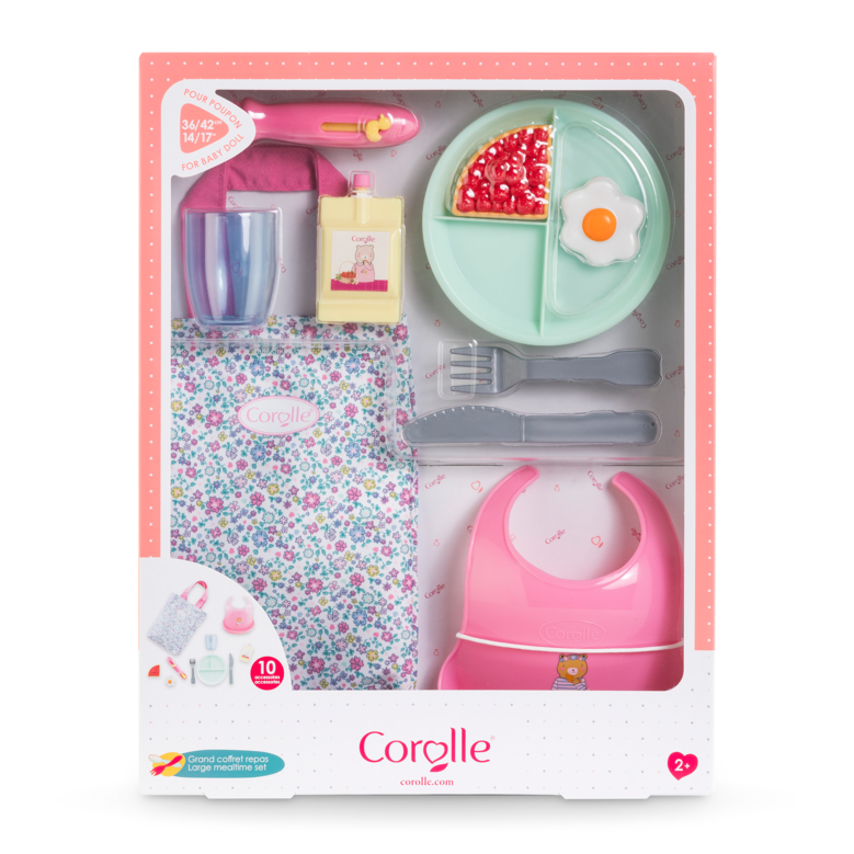 Grand Coffret Repas pour poupon 36 et 42 cm