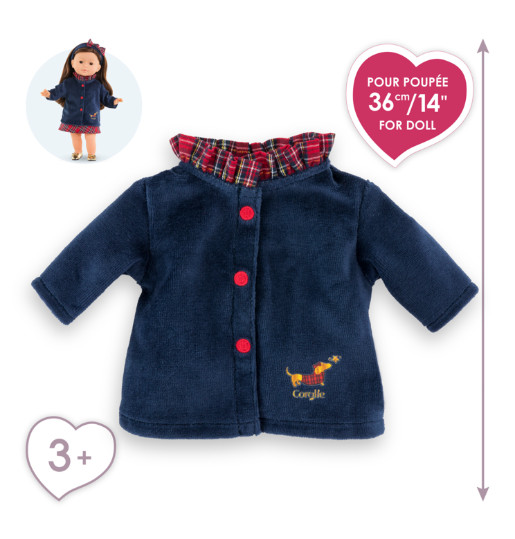 Manteau Corolle en Fêtes pour poupée ma Corolle