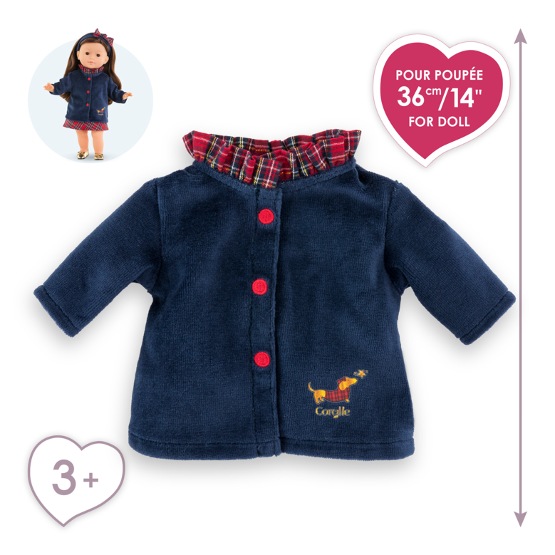 Manteau Corolle en Fêtes pour poupée ma Corolle