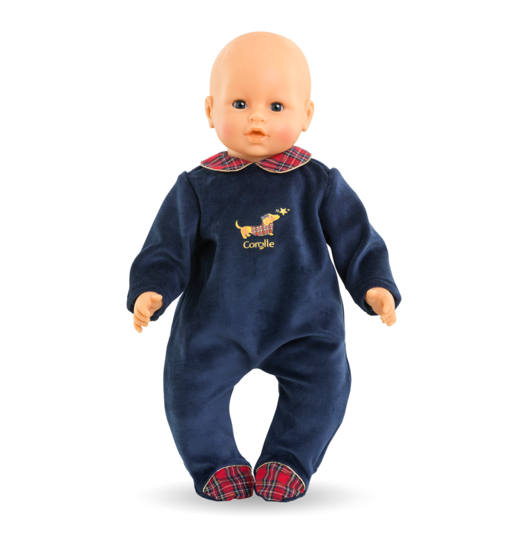 Pyjama Corolle en Fêtes pour poupon 42 cm
