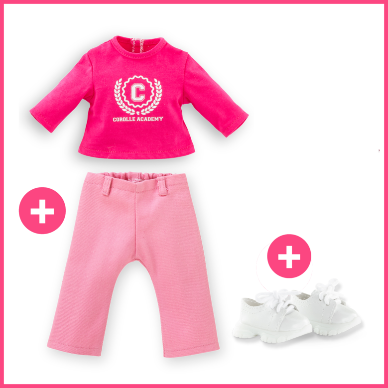 Look Fuchsia pour poupée ma Corolle