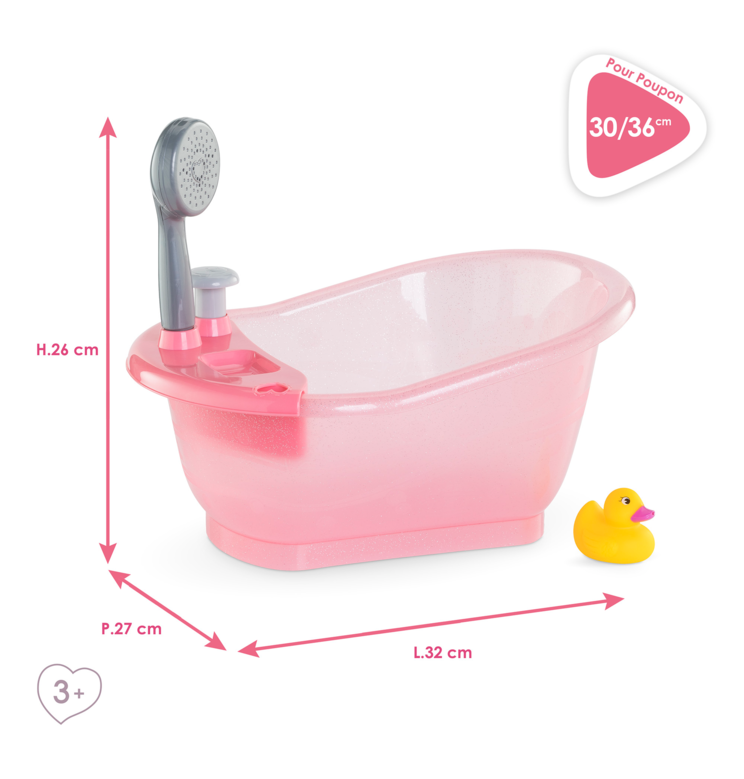 Baignoire pour poupon 30/36 cm