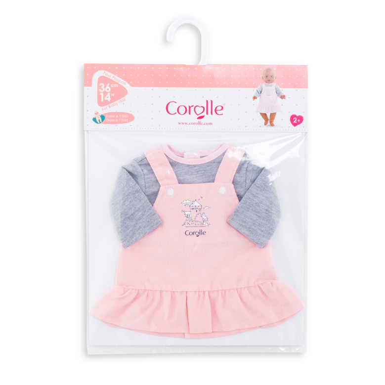 Dressing Bords de Loire et chaussures pour poupon 36 cm