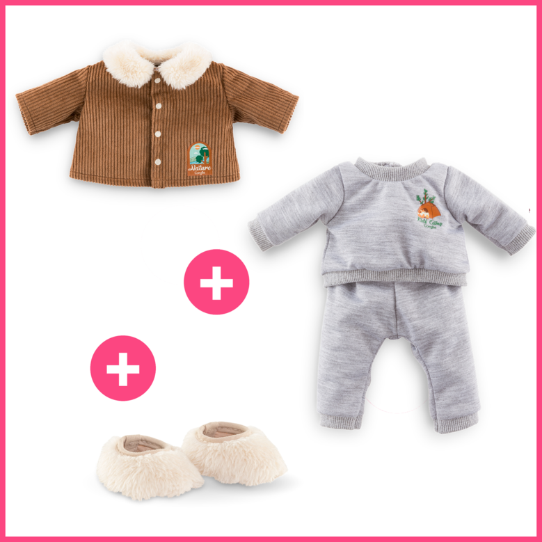 Dressing Casual Petit Explorateur  pour poupon 30 cm