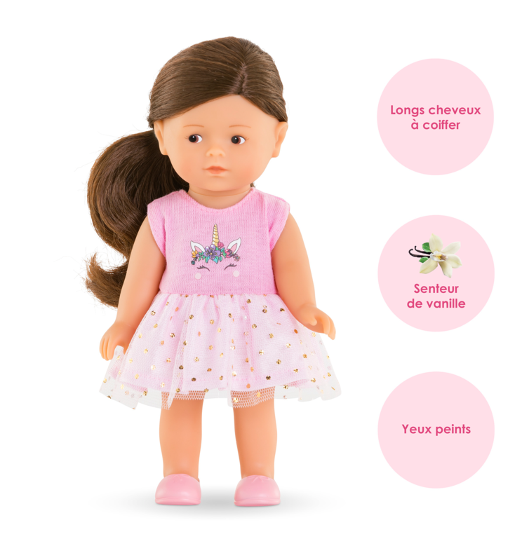 Coffret Poupée Mini Corolline Romy Licorne