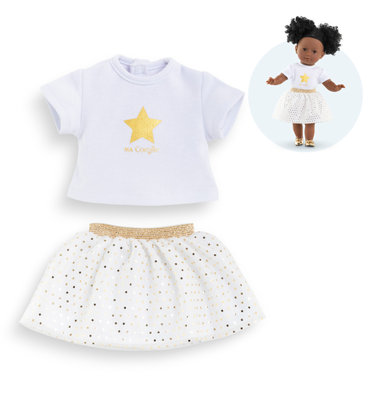 Prune en T-Shirt & Jupe