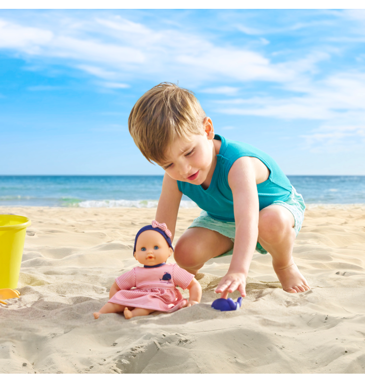 Poupon Bébé Bain Calypso - Baleine
