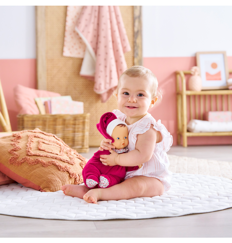 Doudou Babipouce Rose Grenadine