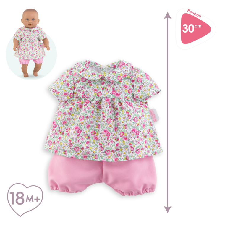 Mon Dressing Floral pour poupon 30 cm