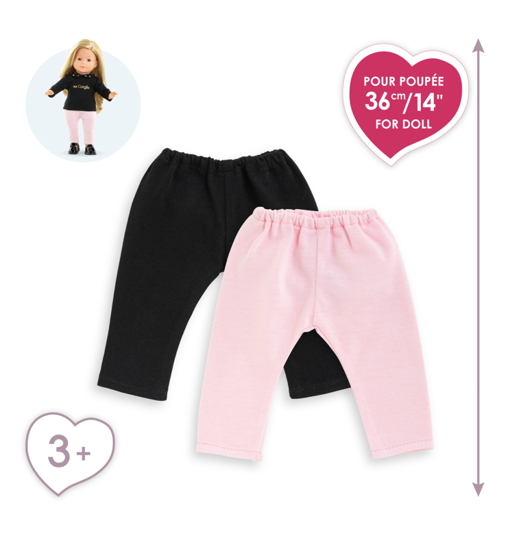 Set de 2 Leggings pour poupée ma Corolle