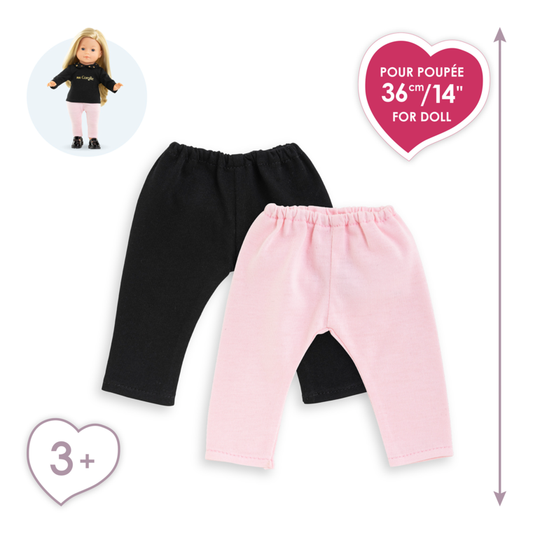 Set de 2 Leggings pour poupée ma Corolle