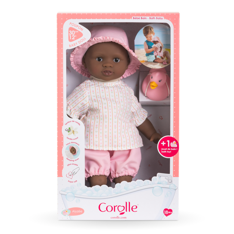 Poupon Bébé Bain Alyzée Tulipes