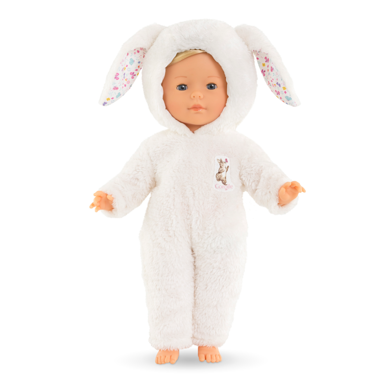 Pyjama Lapin Peluche pour poupée ma Corolle