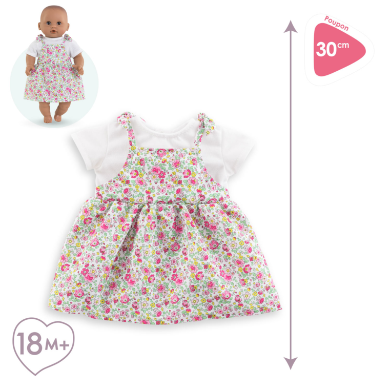 Mon Dressing Floral pour poupon 30 cm