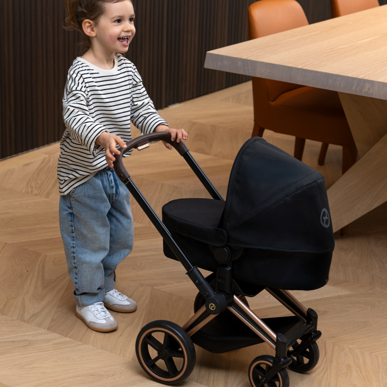 Ensemble Landau 3 en 1 Priam Cybex + Porte-poupon Cybex Noir