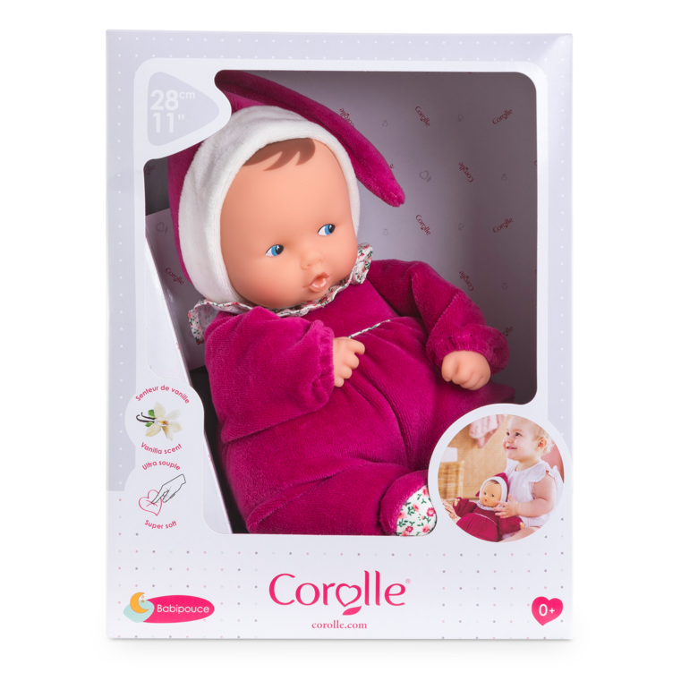 Doudou Babipouce Rose Grenadine