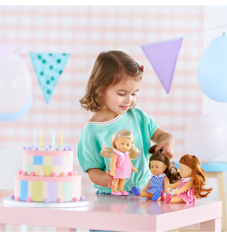 Poupée Mini Corolline Romy - Vichy