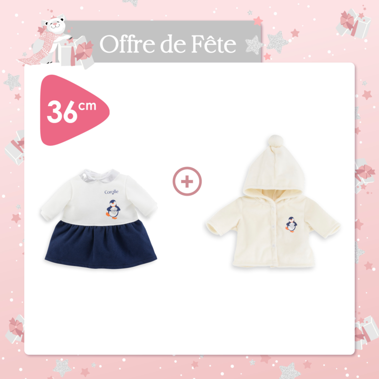 Mon Ensemble Nuit Étoilée pour poupon 36 cm