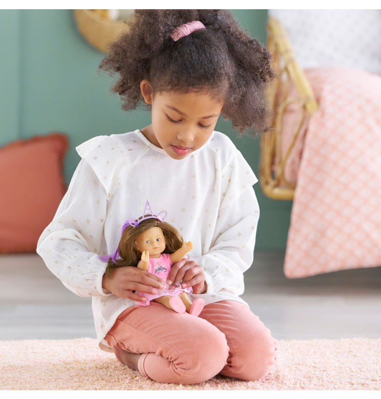 Coffret Poupée Mini Corolline Romy Licorne