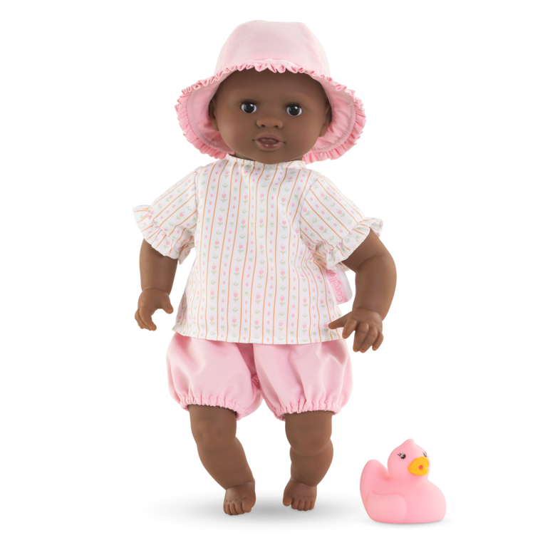 Poupon Bébé Bain Alyzée Tulipes