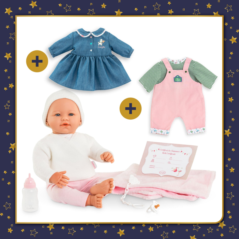 Poupon Rose et Vêtements Week-end à Paris