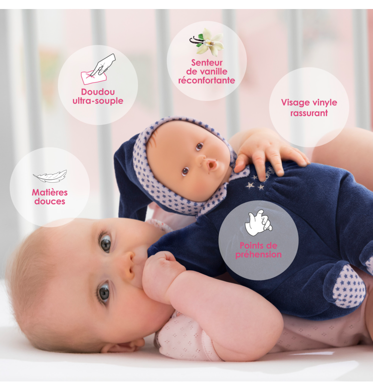 Doudou Babipouce Marine Rêves d'Étoiles